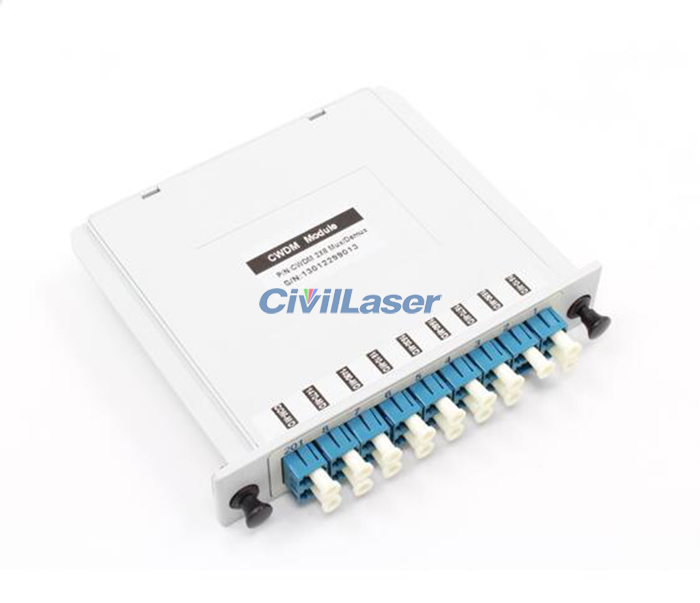  Insert Type Coarse Wavelength Division Multiplexer MUX/DEMUX 8 Channel CWDM